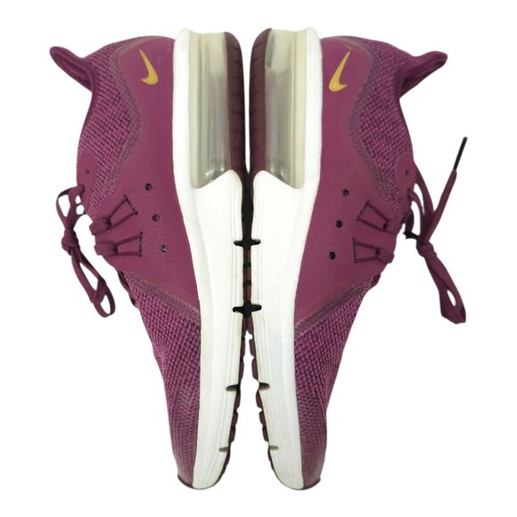 Nike Air Max Sequent 3 GS Big Kids US 7Y EU 40 922885-600 Bordeaux Metallic Gold - Picture 12 of 16